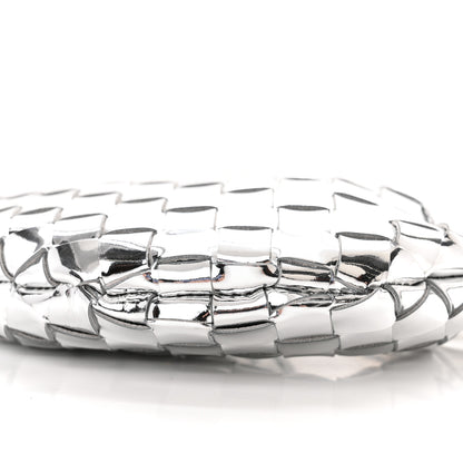 Bottega Veneta Mirror Laminated Nappa Intrecciato Mini Sardine Bag Silver 9 of 9