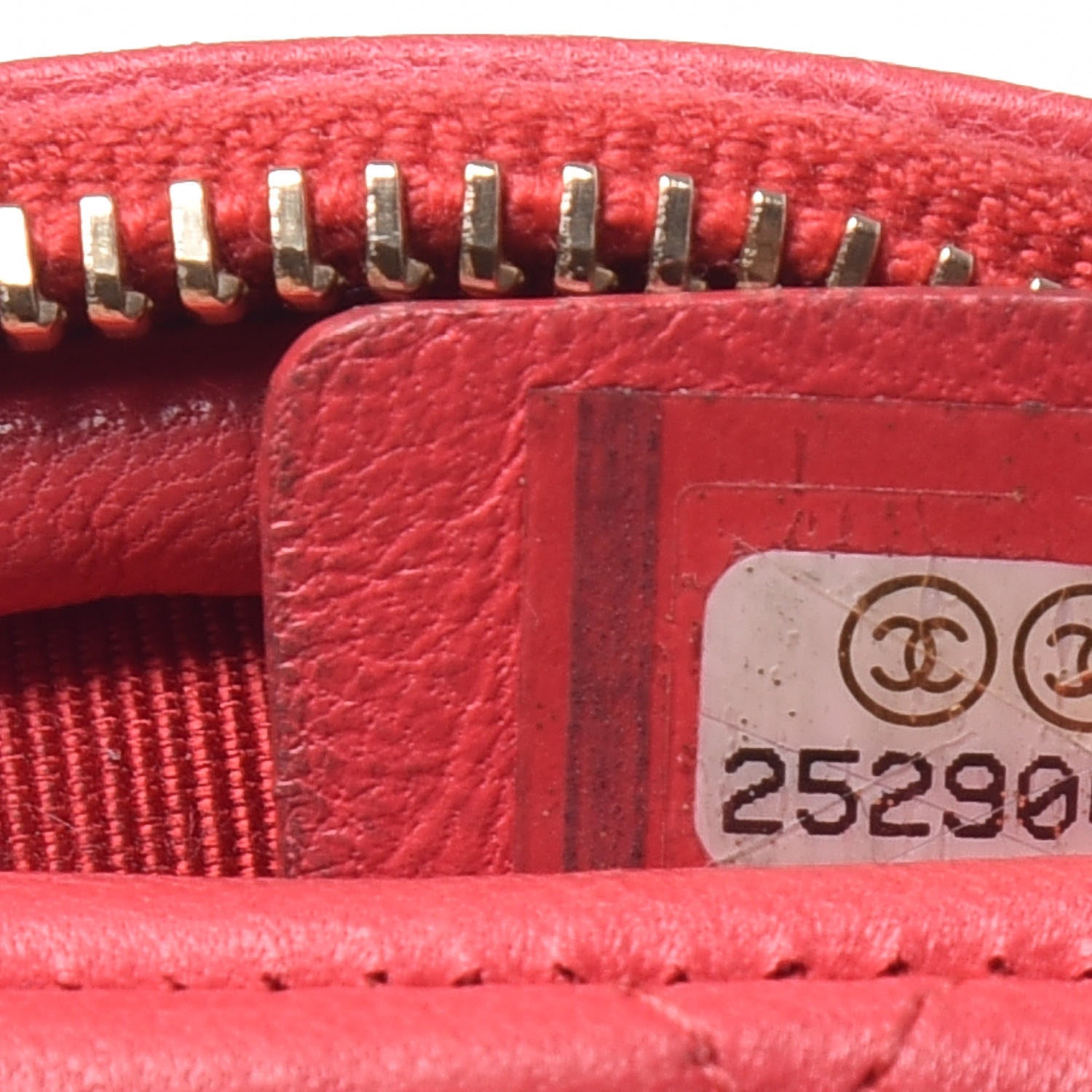 Chanel Lambskin Quilted Zip Around Classic Coin Purse Coral 7 of 8