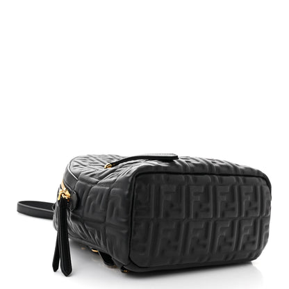 Fendi Nappa FF 1974 Embossed Mini Backpack Black 4 of 10