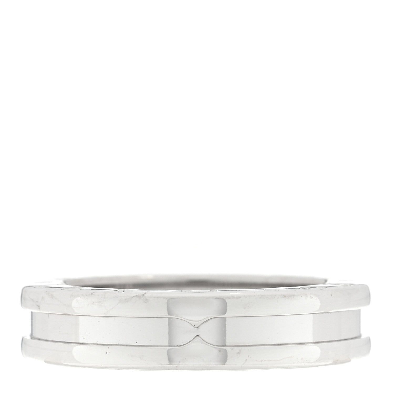 Bulgari 18K White Gold B.Zero1 One-Band Ring 49 5 3 of 4
