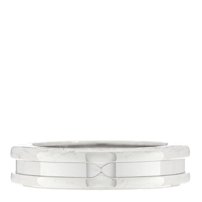 Bulgari 18K White Gold B.Zero1 One-Band Ring 49 5 3 of 4