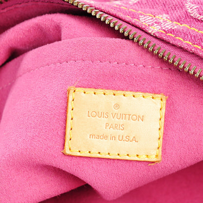 Louis Vuitton Denim Baggy PM Fuchsia 6 of 7