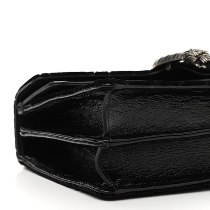 Gucci Velvet GG Monogram Small Dionysus Shoulder Bag Black 9 of 10