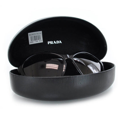 Prada Butterfly Frame Sunglasses SPR 18I Black 6 of 6