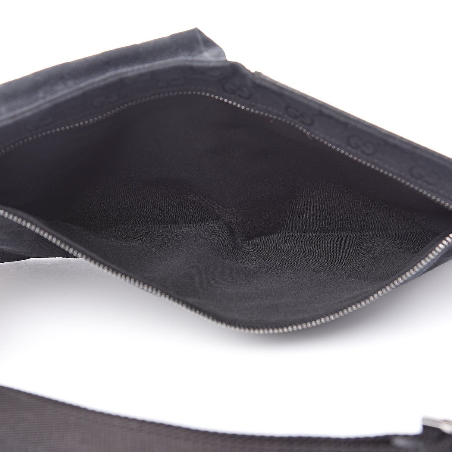 Gucci GG Monogram Double Pocket Belt Bag Black 5 of 10
