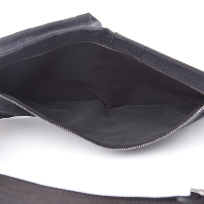 Gucci GG Monogram Double Pocket Belt Bag Black 5 of 10