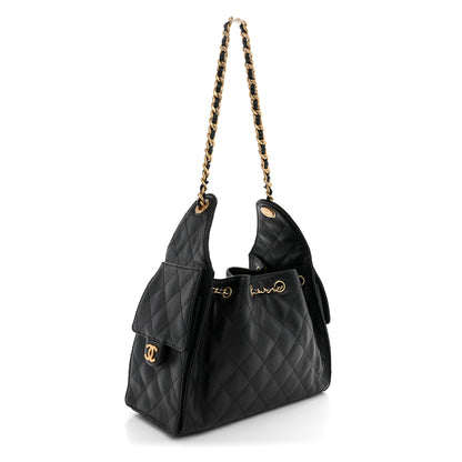 Chanel Caviar Quilted Small Chanel 25 Handbag Black 2 of 9