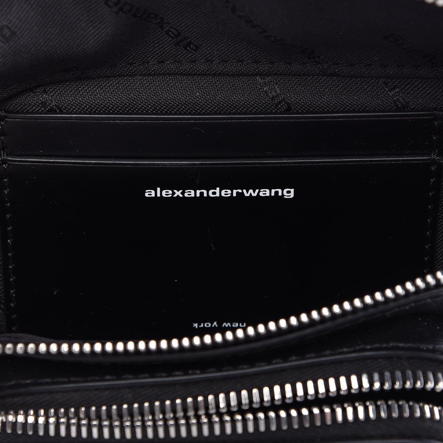 Alexander Wang Calfskin Mini Attica Top Handle Belt Bag Black 8 of 10
