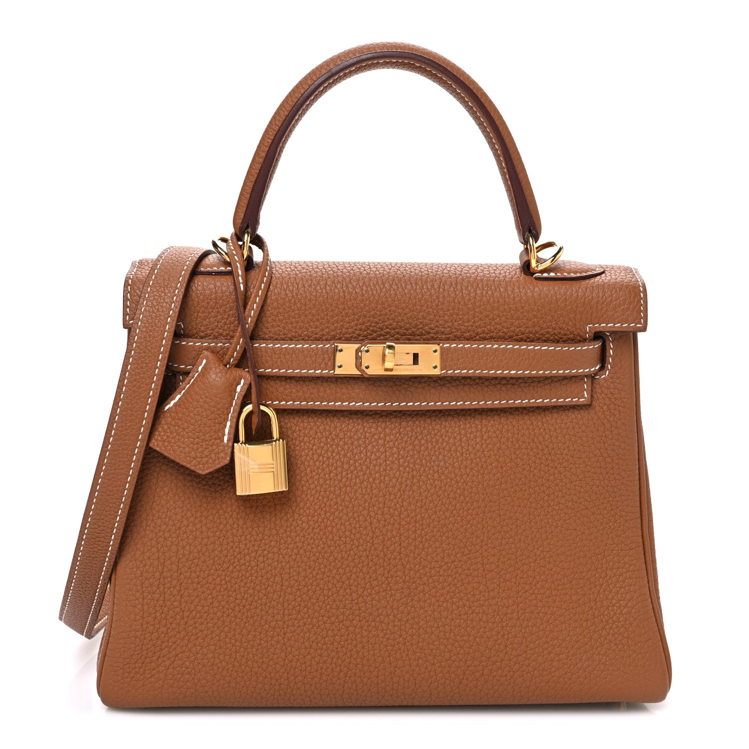 Hermes Togo Kelly Retourne 25 Gold 1 of 20