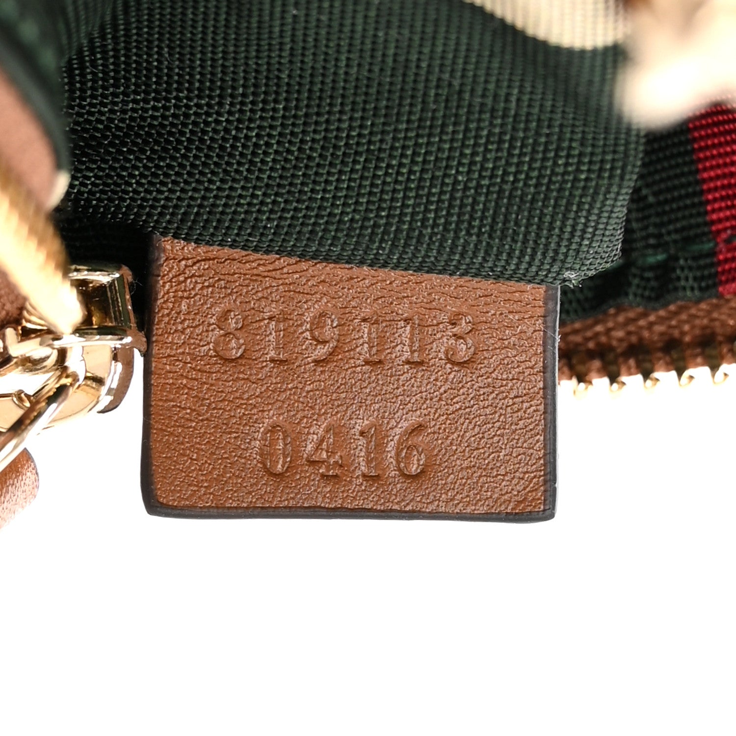 Gucci GG Supreme Monogram Selleria Key Case Brown 7 of 8