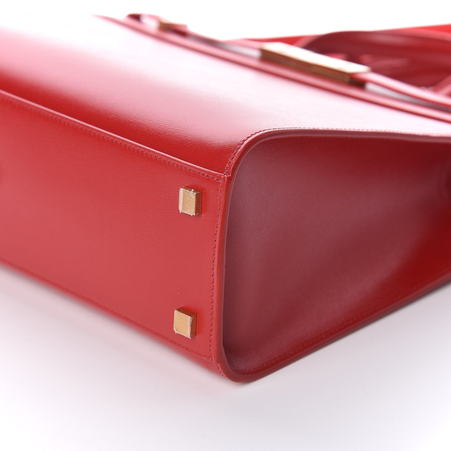 Calfskin Small Manhattan Shopper Tote Red