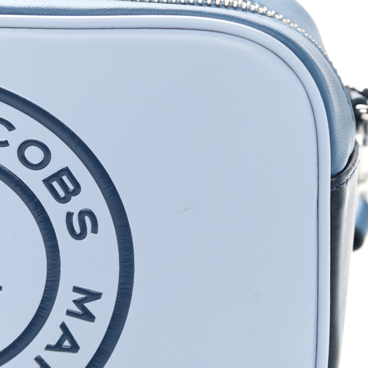 Calfskin Signet Flash Camera Bag Blue