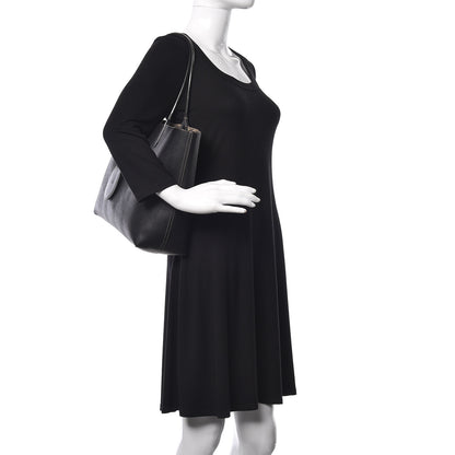 Gucci Calfskin GG Supreme Monogram Medium Reversible Tote Black 3 of 25