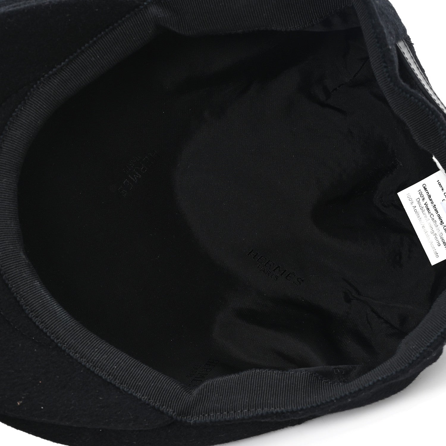Hermes Cashmere Cap 58 Black 1859770 – FASHIONPHILE