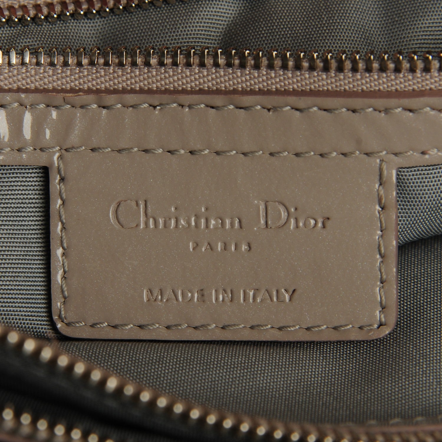 Christian Dior Patent Cannage Large Dior Soft Shopping Tote Grey 6 of 8