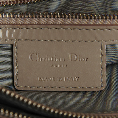 Christian Dior Patent Cannage Large Dior Soft Shopping Tote Grey 6 of 8