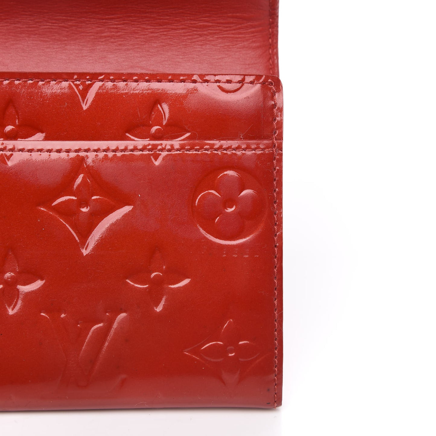 Vernis Sarah Wallet Rouge