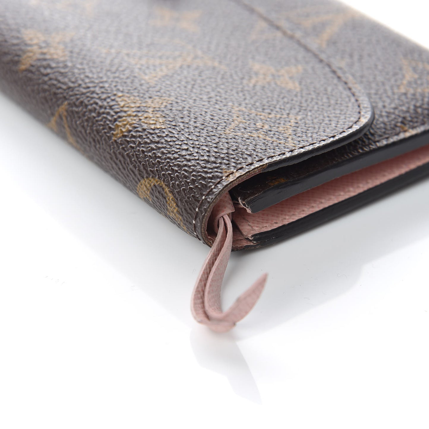 Monogram Emilie Wallet Rose Ballerine