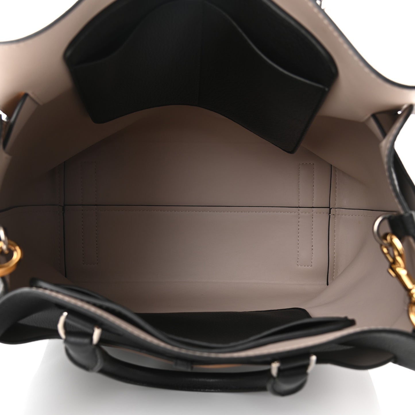 Marais Calfskin Large Belt Bag Black