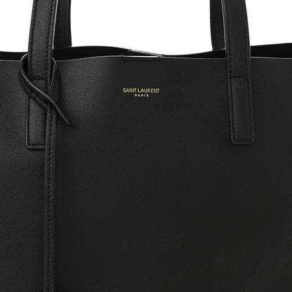 Saint Laurent Calfskin Large Shopping Tote Black 9 of 11