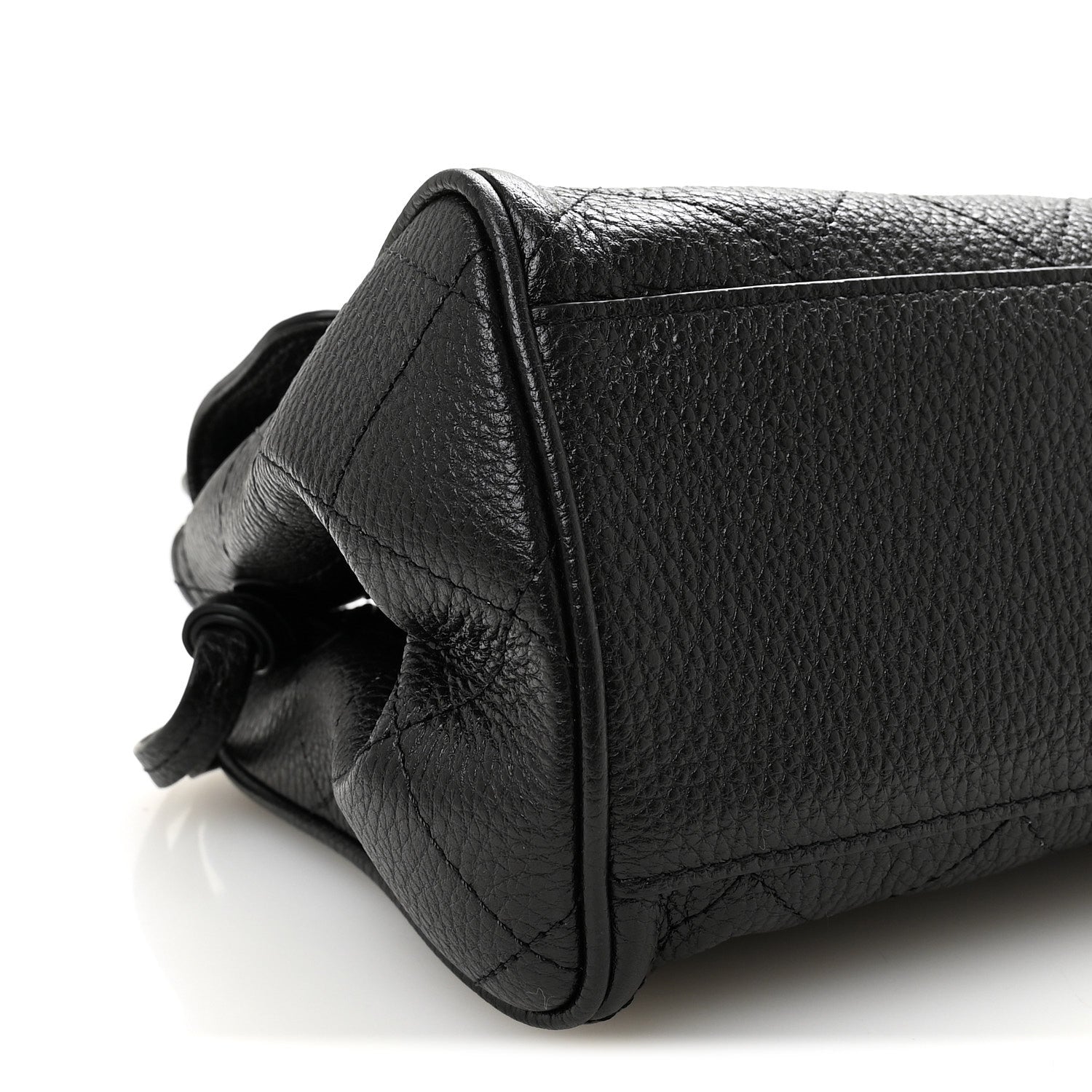 Chanel Grained Calfskin Stitched Urban Essentials Small Shopping Bag Black 9 of 10