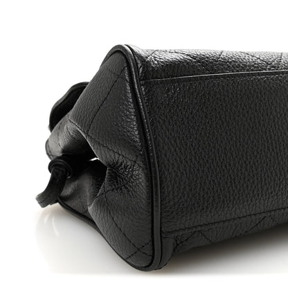 Chanel Grained Calfskin Stitched Urban Essentials Small Shopping Bag Black 9 of 10
