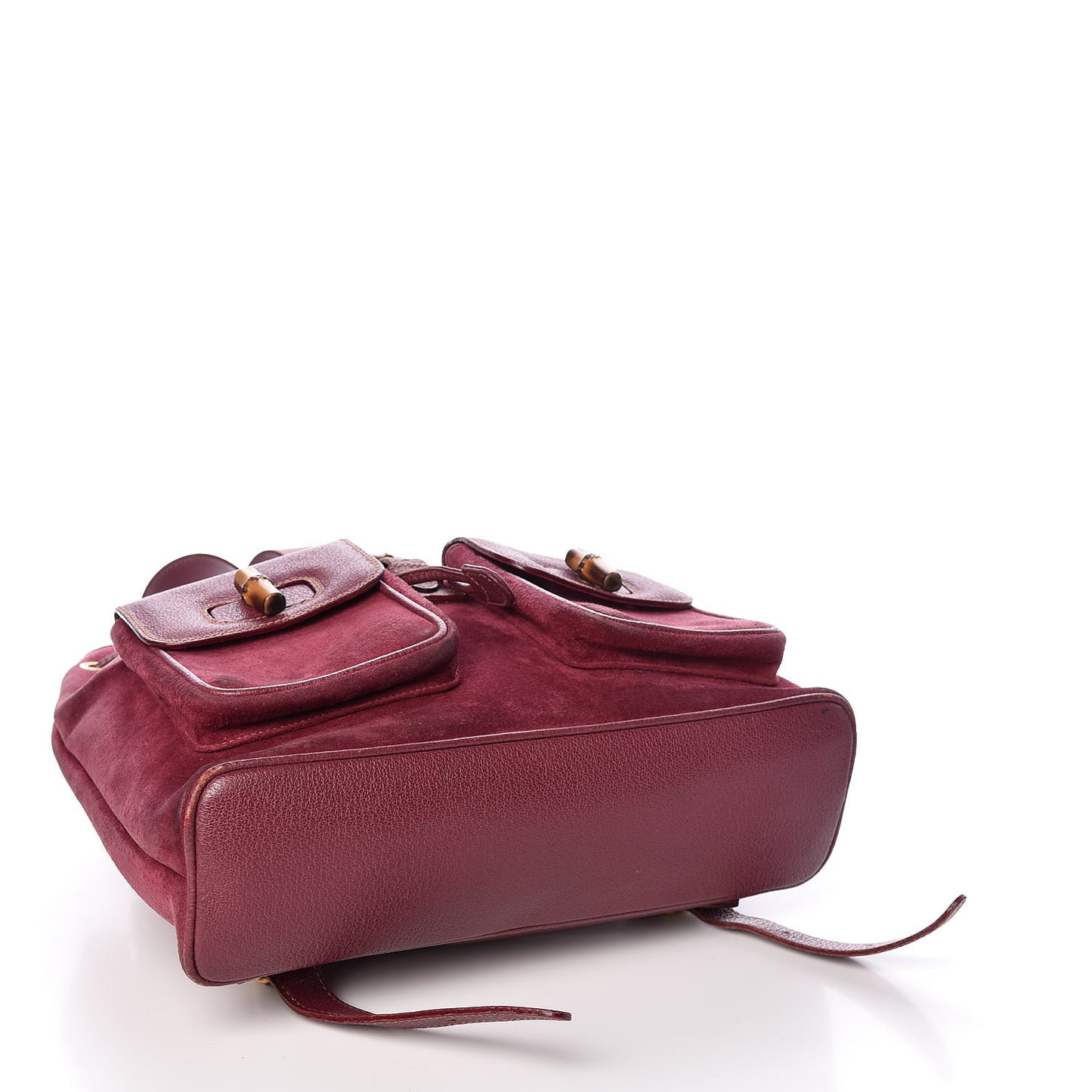Suede Bamboo Backpack Purple