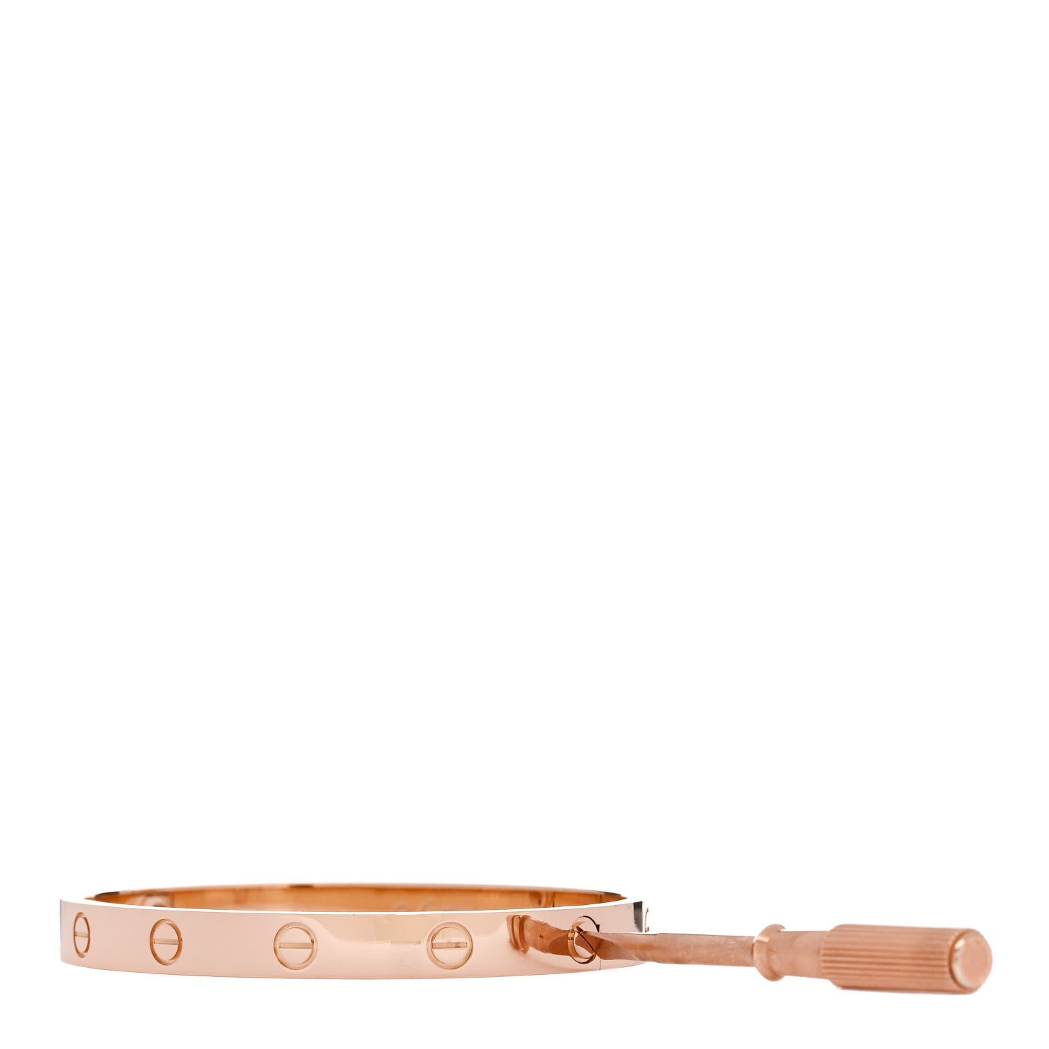 Cartier 18K Pink Gold LOVE Bracelet 17 5 of 6