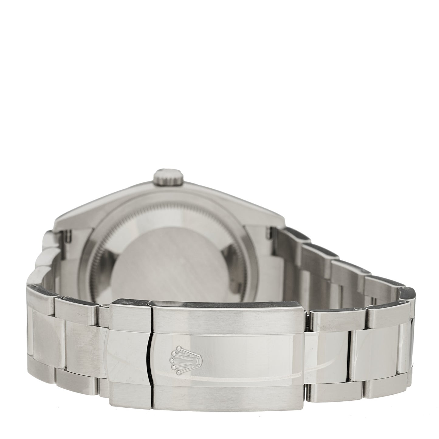 Stainless Steel 18K White Gold Diamond 36mm Oyster Perpetual Datejust Watch Black 126234