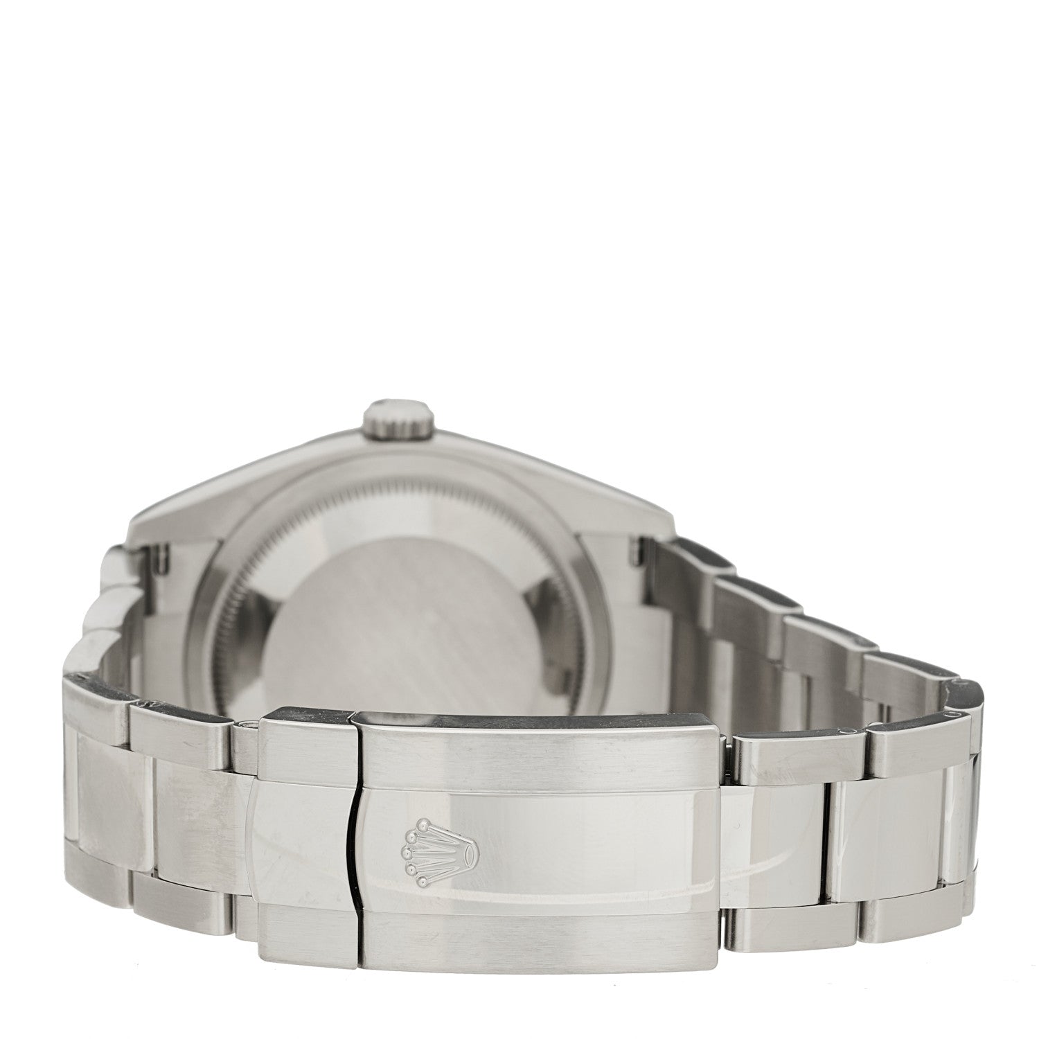 Rolex Stainless Steel 18K White Gold Diamond 36mm Oyster Perpetual Datejust Watch Black 126234 3 of 5