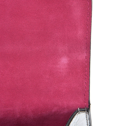 Gucci Metallic Calfskin Crystal Mini Dionysus Shoulder Bag Silver 10 of 11
