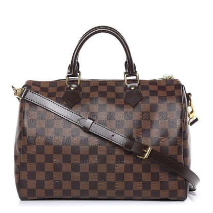 Louis Vuitton Damier Ebene Speedy Bandouliere 30 1 of 16