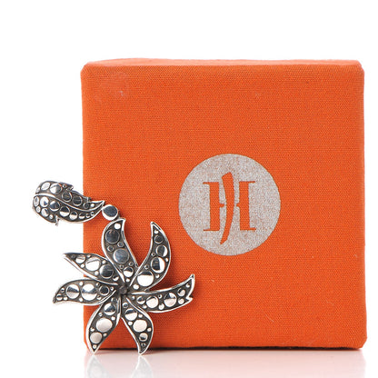 John Hardy Sterling Silver Ayu Dot Jasmine Flower Pendant 6 of 6