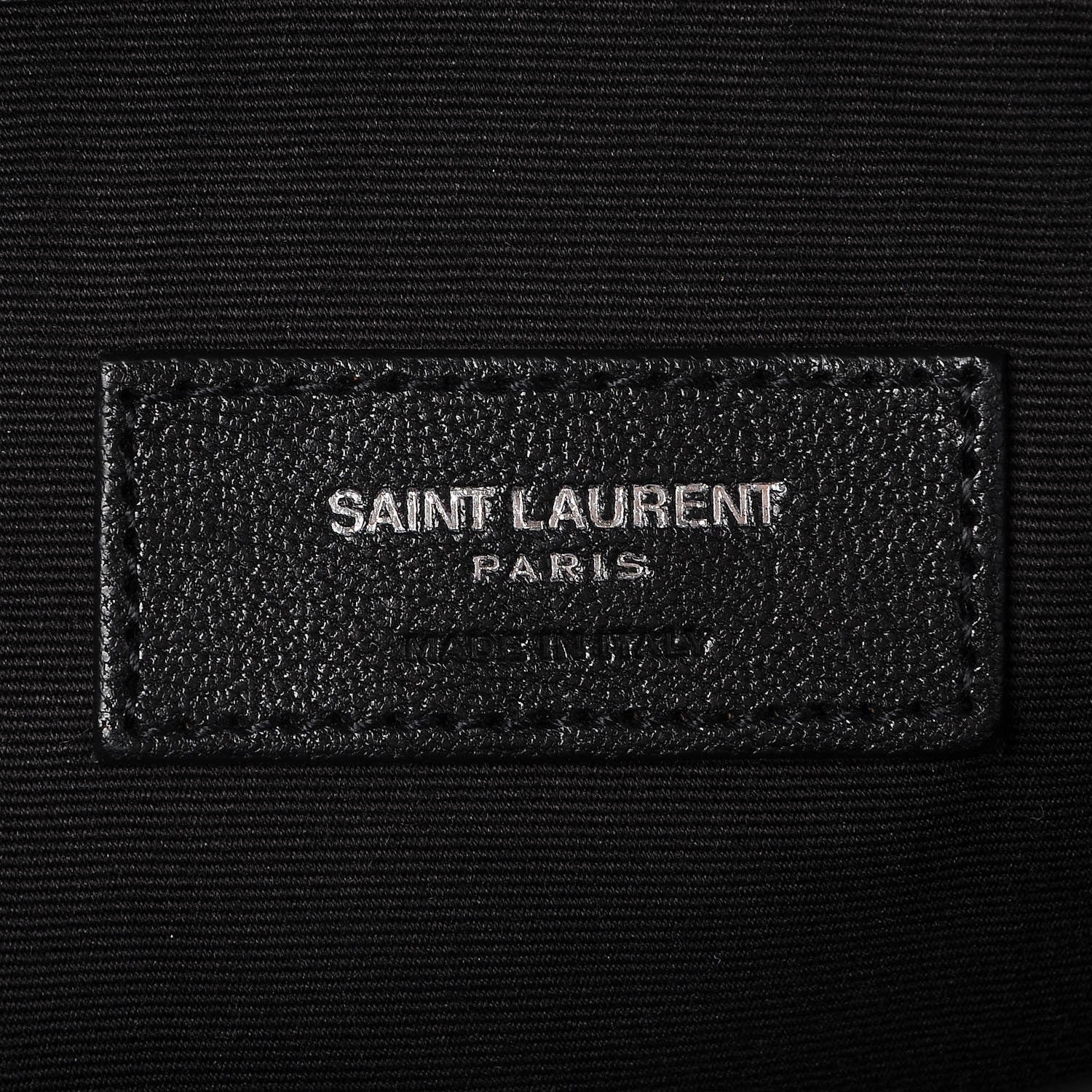 Saint Laurent Sheepskin Mini Love Appliqué City Backpack Black 6 of 8