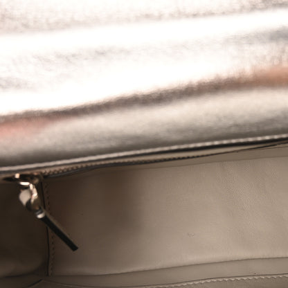 Valentino Garavani Nappa Medium Roman Stud Shoulder Bag Silver 5 of 9
