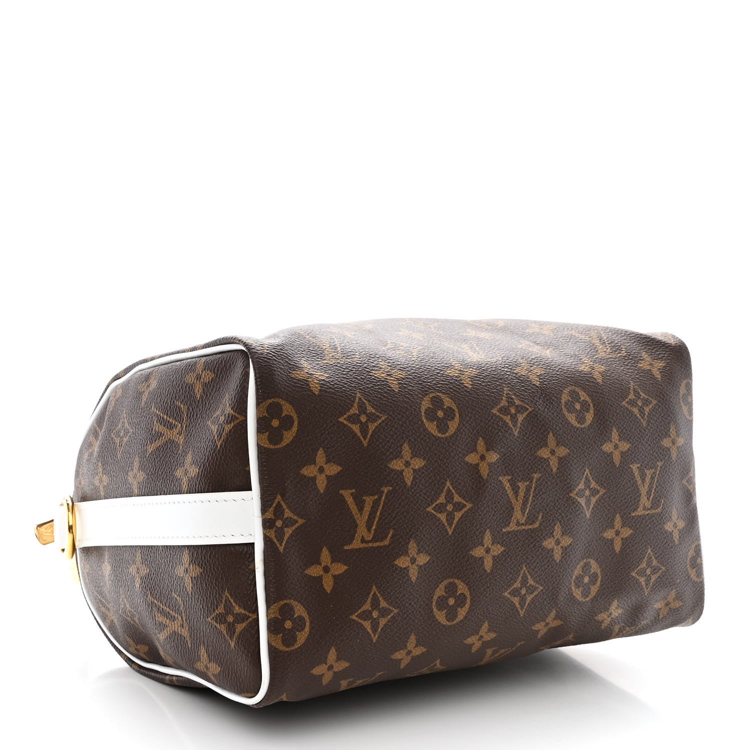 Louis Vuitton Monogram LV Match Speedy Bandouliere 25 White 3 of 10