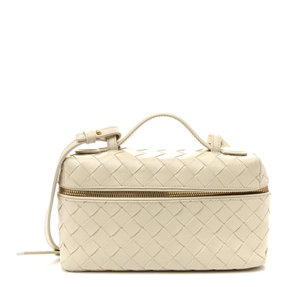 Bottega Veneta Nappa Intrecciato Bang Bang Vanity Case Sea Salt 1 of 10