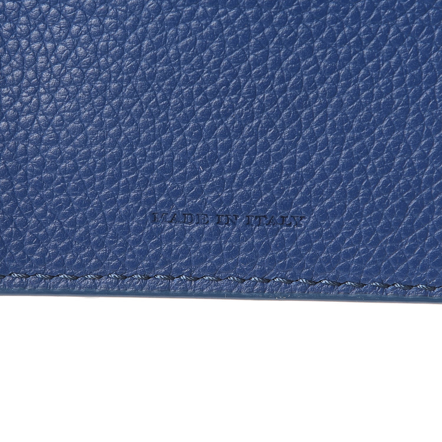 Burberry Grainy Calfskin Card Case Blue 6 of 7