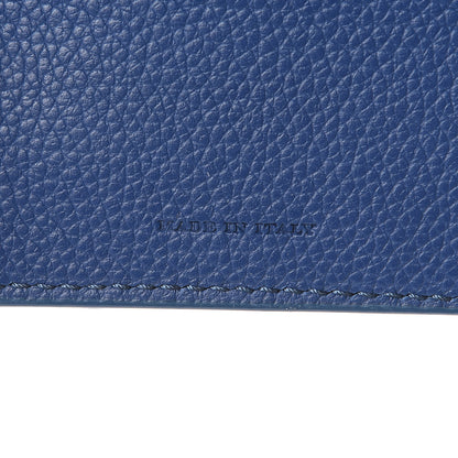 Burberry Grainy Calfskin Card Case Blue 6 of 7