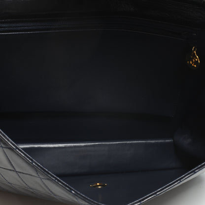 Chanel Lambskin Single Flap Navy 6 of 7