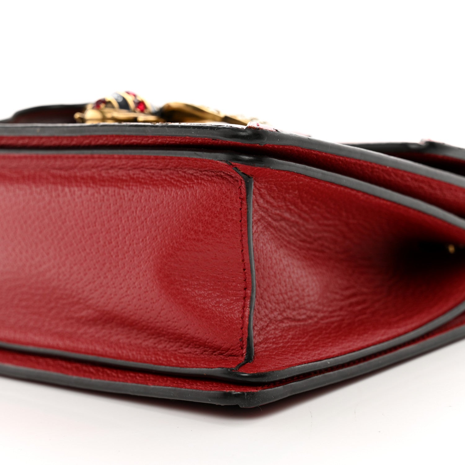 Gucci GG Supreme Monogram Small Queen Margaret Top Handle Bag Red 11 of 11