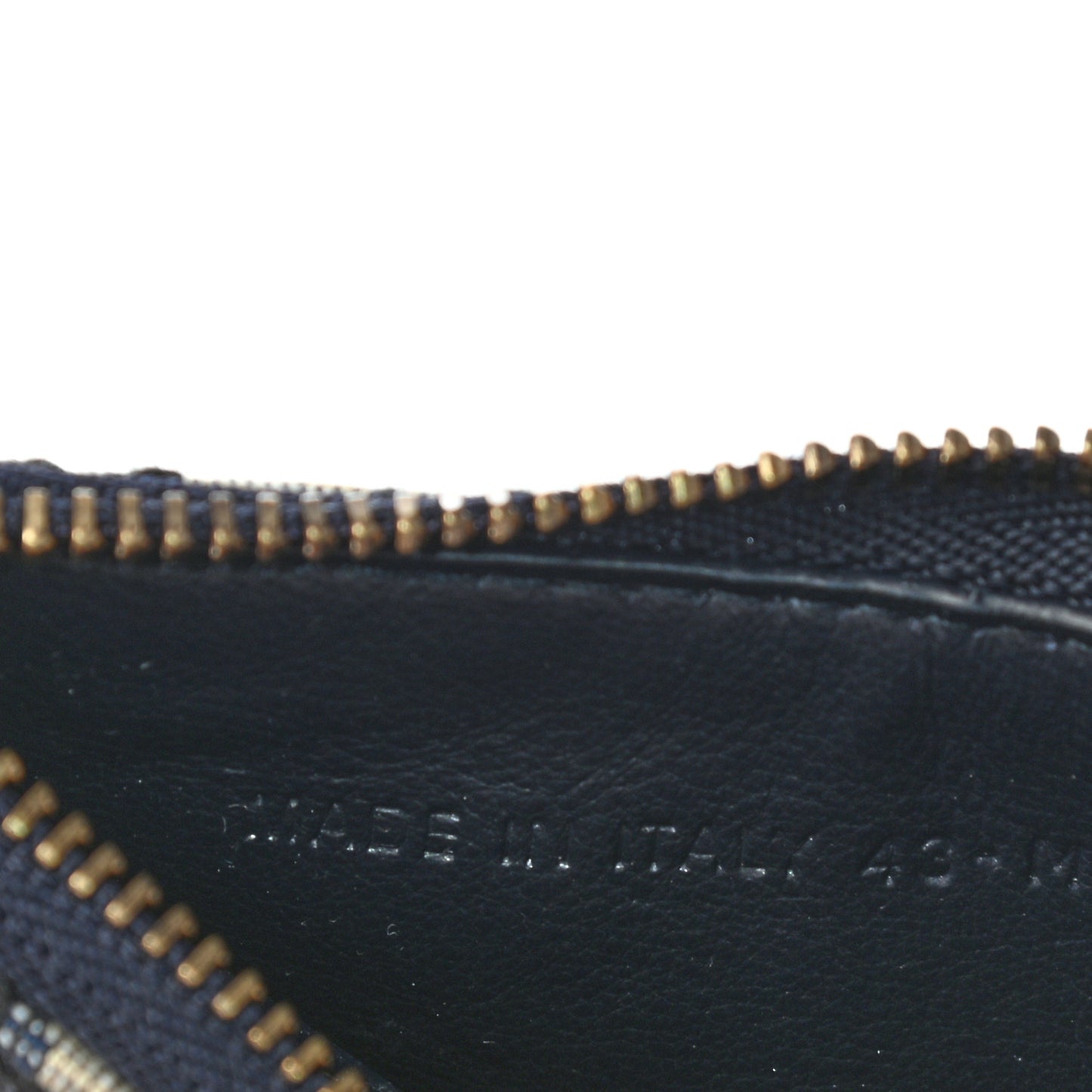 Oblique Saddle Coin Purse Blue
