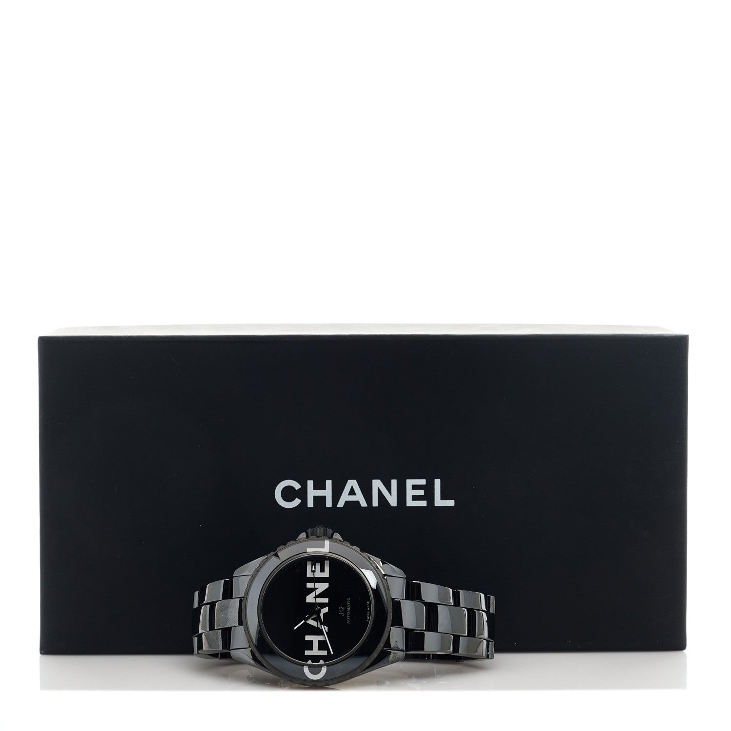 Chanel Stainless Steel Ceramic 38mm J12 Wanted de Chanel Automatic Watch Black 5 of 5