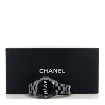 Chanel Stainless Steel Ceramic 38mm J12 Wanted de Chanel Automatic Watch Black 5 of 5