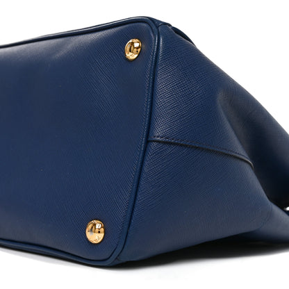 Prada Saffiano Large Galleria Double Zip Tote Bluette 8 of 8