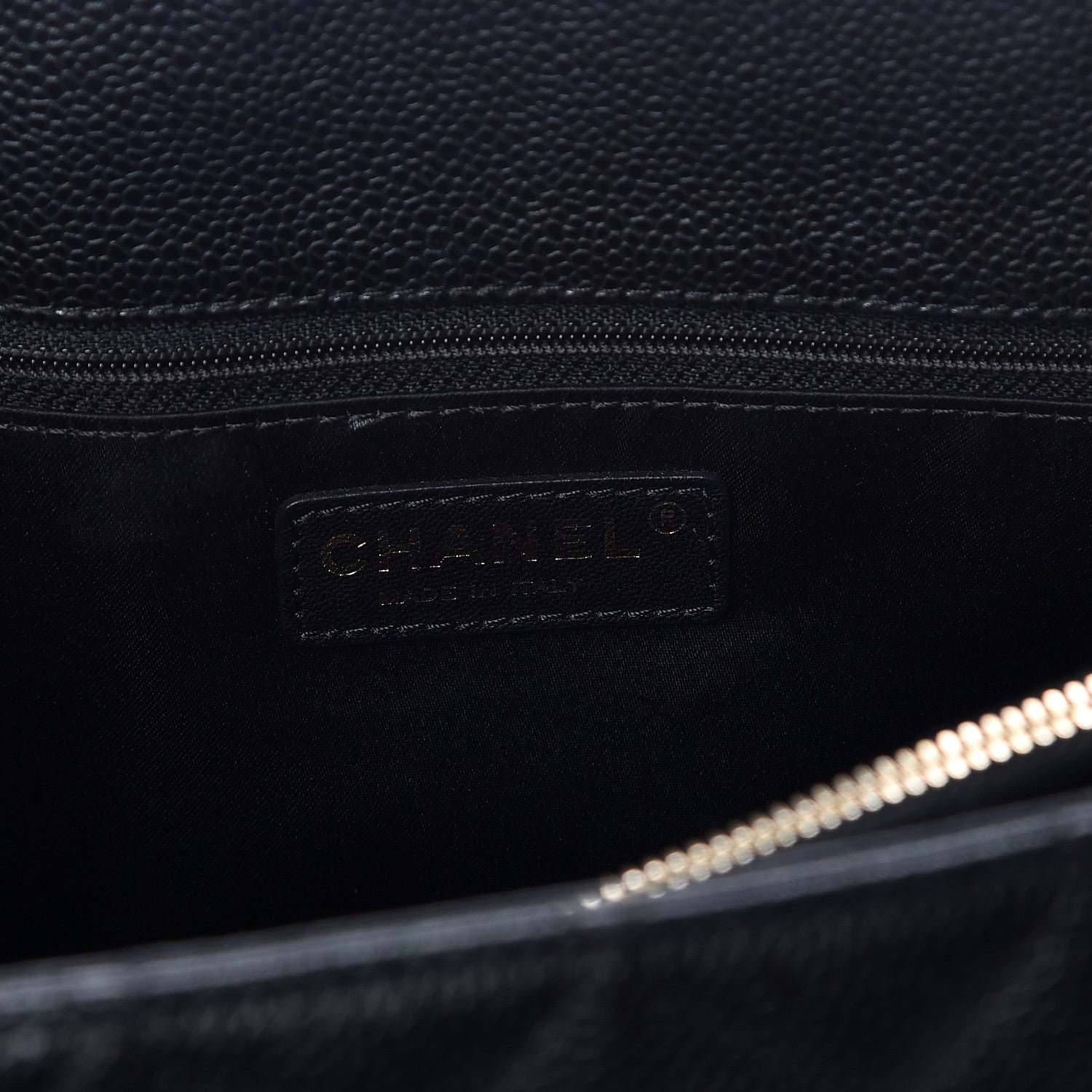 Chanel Caviar Quilted Grand Shopping Tote GST Black 8 of 15
