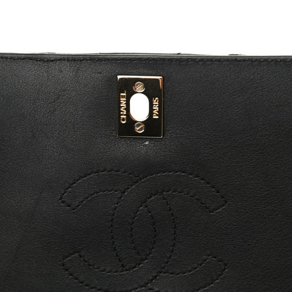 Chanel Calfskin Chevron Quilted Mini Statement Flap Black 12 of 13