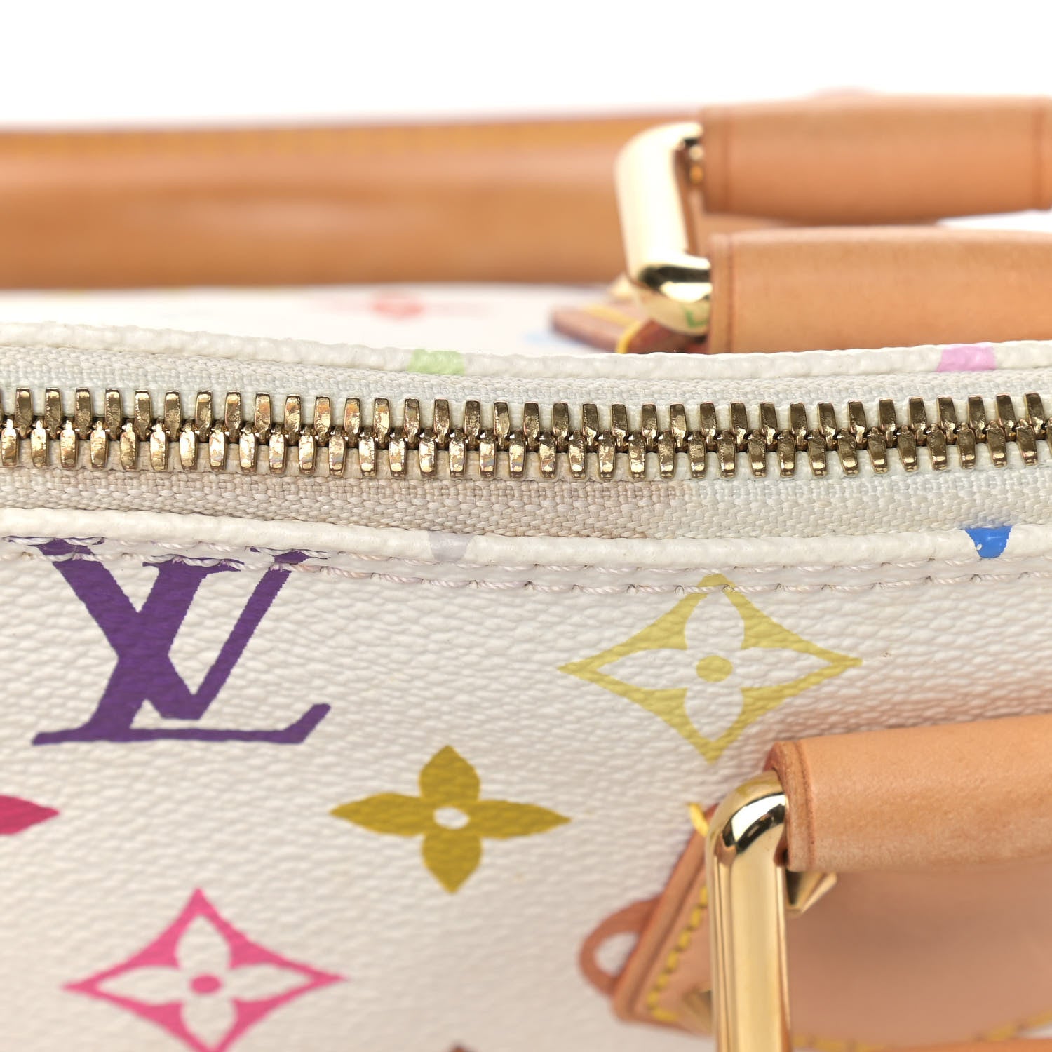 Louis Vuitton Monogram Multicolor Alma White 15 of 15