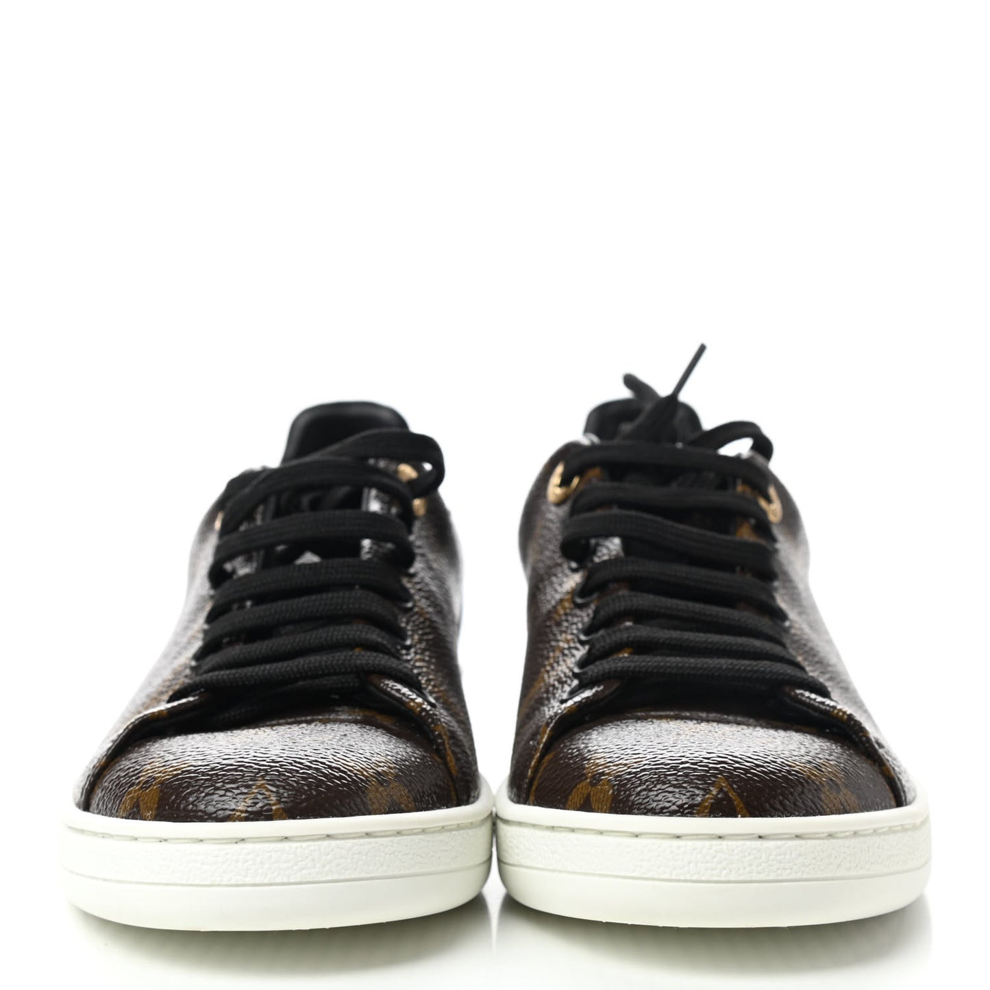 Patent Monogram Frontrow Sneakers 36