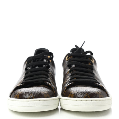 Louis Vuitton Patent Monogram Frontrow Sneakers 36 2 of 9